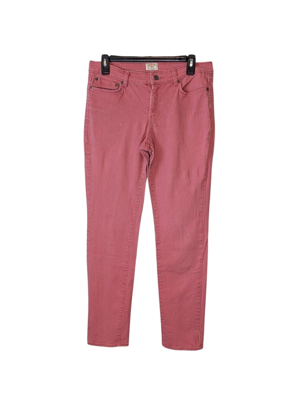 Dockers Salmon Pink Skinny Fit Denim Classic Preppy Jeans Size 8